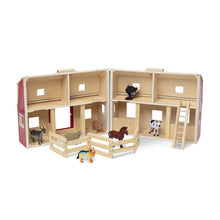 Load image into Gallery viewer, Wooden Fold & Go Barn