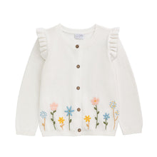 Load image into Gallery viewer, Ivory Floral Cardigan