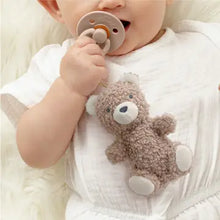 Load image into Gallery viewer, Bitzy Pal Natural Rubber Pacifier & Plush - Bear