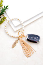 Load image into Gallery viewer, Boho Stone Keyring Bracelet