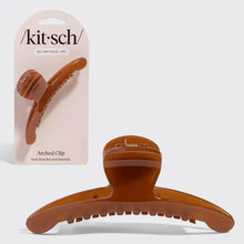Load image into Gallery viewer, Recycled Plastic Large Arched Clip - Mocha