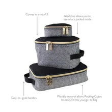 Load image into Gallery viewer, Pack Like A Boss Diaper Bag Packing Cubes - Milk & Honey