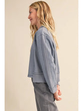 Load image into Gallery viewer, Tween Girls Crew Neck Sweatshirt - Blue