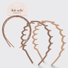 Load image into Gallery viewer, Recycled Plastic Zig Zag Headband 2pc