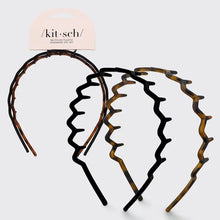 Load image into Gallery viewer, Recycled Plastic Zig Zag Headband 2pc