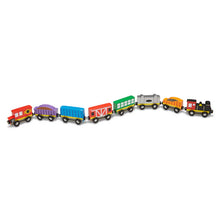 Load image into Gallery viewer, Magnetic Wooden Train Cars