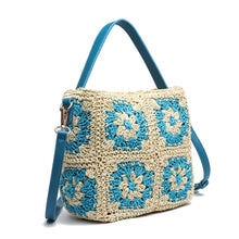 Load image into Gallery viewer, Meadow Mini Straw Tote Bag