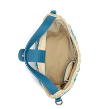 Load image into Gallery viewer, Meadow Mini Straw Tote Bag