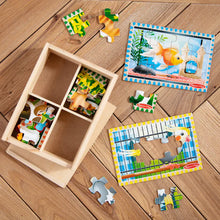 Load image into Gallery viewer, Wooden Jigsaw Puzzles in a Box - Pets