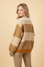 Load image into Gallery viewer, Honeycomb Pattern Knit Pullover