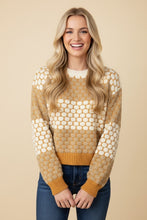 Load image into Gallery viewer, Honeycomb Pattern Knit Pullover