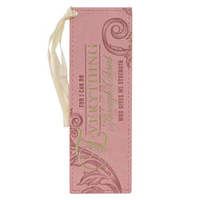 Load image into Gallery viewer, Faux Leather Inspirational Bookmark