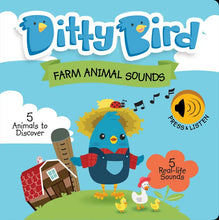Load image into Gallery viewer, Ditty Bird Sound Book: Farm Animal Sounds