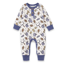 Load image into Gallery viewer, Football Henley Romper