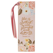 Load image into Gallery viewer, Faux Leather Inspirational Bookmark