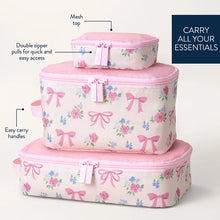 Load image into Gallery viewer, Pack Like A Boss Diaper Bag Packing Cubes - Ribbons & Roses