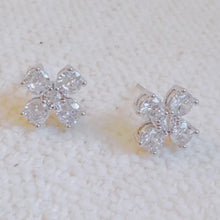 Load image into Gallery viewer, Radiant Sparkle Mini Cross Stud Earrings