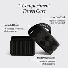 Load image into Gallery viewer, 2-Compartment Travel Case - Black
