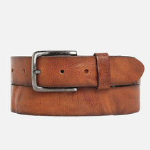 Load image into Gallery viewer, Dani | Silver Buckle Classic Casual Rugged Leather Belt