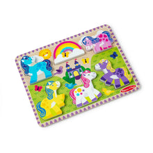 Load image into Gallery viewer, Unicorn Chunky Puzzle