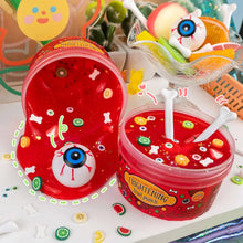 Load image into Gallery viewer, Frightening Fruit Punch Clear Slime