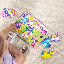Load image into Gallery viewer, Unicorn Chunky Puzzle
