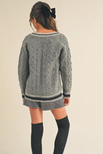 Load image into Gallery viewer, Youth Girls V-Neck Sweater