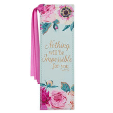 Load image into Gallery viewer, Faux Leather Inspirational Bookmark