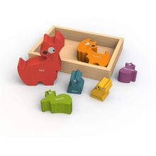 Load image into Gallery viewer, Cat Family Puzzle-Bilingual