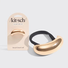 Load image into Gallery viewer, Gold Metal Cloud Cuff - Medium