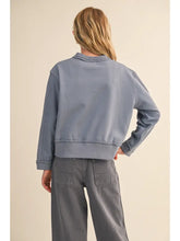 Load image into Gallery viewer, Tween Girls Crew Neck Sweatshirt - Blue