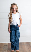 Load image into Gallery viewer, Kids Medium Wash Denim Horse Shoe Jeans