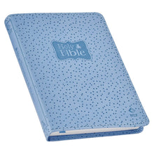 Load image into Gallery viewer, Blue Faux Leather NLT New Testament Keepsake Bible for Boys