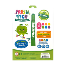 Load image into Gallery viewer, Fresh Pick Apple Scented Gel Crayons - Set of 6