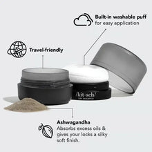 Load image into Gallery viewer, Volumizing Rice Protein Powder Dry Shampoo - Dark Tinted