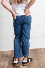 Load image into Gallery viewer, Kids Medium Wash Denim Horse Shoe Jeans