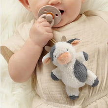 Load image into Gallery viewer, Bitzy Pal Natural Rubber Pacifier & Plush - Cow