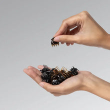 Load image into Gallery viewer, Black & Tort Micro Cloud Clip 16pc Set