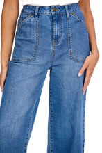 Load image into Gallery viewer, Mud Pie® Fritz Cropped Wide Leg Jeans