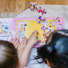 Load image into Gallery viewer, Take-Along Magnetic Jigsaw Puzzles – Princesses