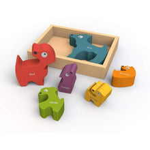 Load image into Gallery viewer, Dog Family Puzzle-Bilingual