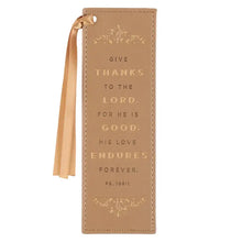 Load image into Gallery viewer, Faux Leather Inspirational Bookmark