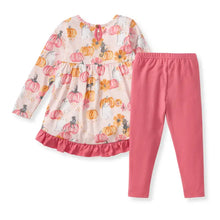 Load image into Gallery viewer, Toddler Tunic Set - Magical Pumpkin