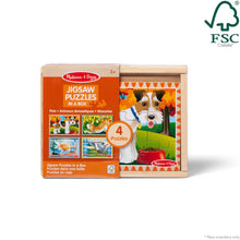 Load image into Gallery viewer, Wooden Jigsaw Puzzles in a Box - Pets