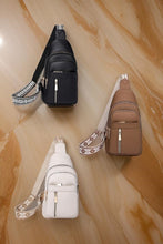 Load image into Gallery viewer, Vegan Leather Crossbody Sling Bag