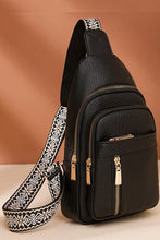 Load image into Gallery viewer, Vegan Leather Crossbody Sling Bag