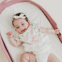 Load image into Gallery viewer, COPPER PEARL® Baby Bandana Bibs 4pk - Genevieve