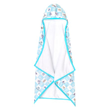 Load image into Gallery viewer, COPPER PEARL® Big Kid Hooded Towel Monsters Inc. Medley