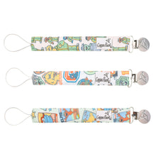 Load image into Gallery viewer, COPPER PEARL® Binky Clips - Sesame Street Varsity Friends