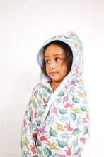Load image into Gallery viewer, COPPER PEARL® Hooded Towel DINOSAURS OF JURASSIC PARK